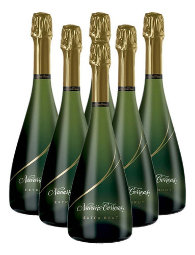 Champagne Navarro Correas Extra Brut 750ml Caja X6