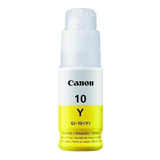 Canon Tinta Gi-10 Y Botella De Tinta Amarilla Con 70ml