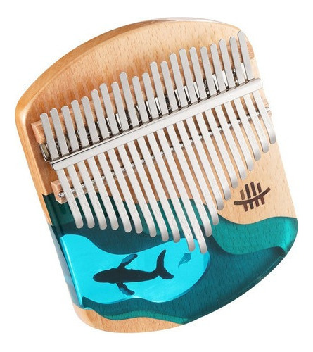 Huru Kalimba - Piano Para Pulgar (21 Teclas), Madera De Haya