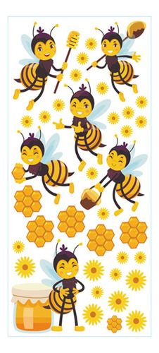 Lovely Bee Stickers, Decoração De Quarto Infantil, Parede De