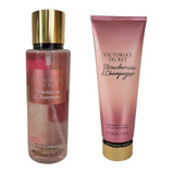 Body Mist Y Lotion Strawberry & Champagne Victorias Secret 