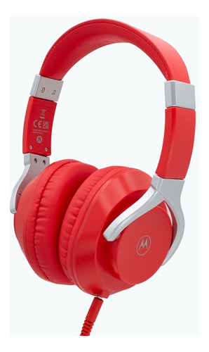 Audifonos Motorola Xt 200 Over Ear Jack 3.5mm Rojo