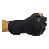 Guantes Para Gym, Pesista, Crossfit En Piel Auténtica 