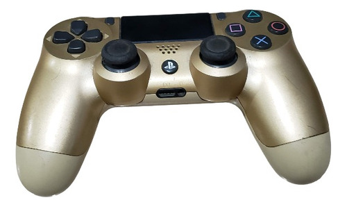 Controle Original Dourado Do Playstation 4 Com Defeito! Leia