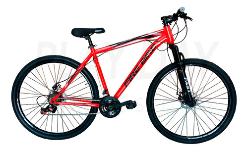 Bicicleta Mountain Firebird R29 21v Disco Suspension + Linga Color Rojo Turbo Tamaño Del Cuadro L (estatura Mas De 1,80m)