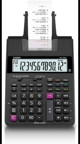Calculadora Con Impresora Casio Modelo Hr-170 Rc