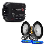 Amplificador Stetsom Ir 160.2 + Kit 2 Vias Bravox Cs60d 6 P.