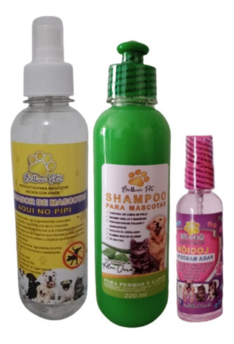 Ahuyentador De Perros Y Gatos X 250 Ml + 1 Shampoo +1 Loción