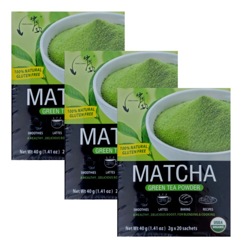 Té Matcha Usda Organic 60 Sachets