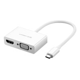 Hub Adaptador Usb-c A Hdmi 4k+vga 2-1 Ugreen