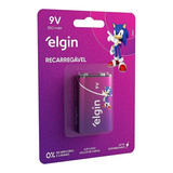 Bateria Recarregavel 9v Elgin Energy 250mah Original