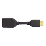 Mini Extensión Compatible Hdtv V2.0 Macho Hembra 10 Cm