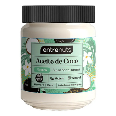 Aceite De Coco Neutro X 200 Cc - Entrenuts | MercadoLibre