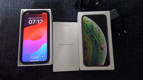  iPhone XS 64 Gb Cinza Espacial - Sem Marcas - Bateria 75%