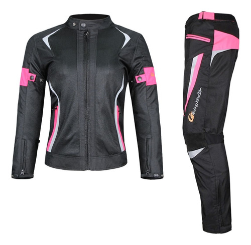 Conjunto Motociclista Para Mujer Con Protecciones