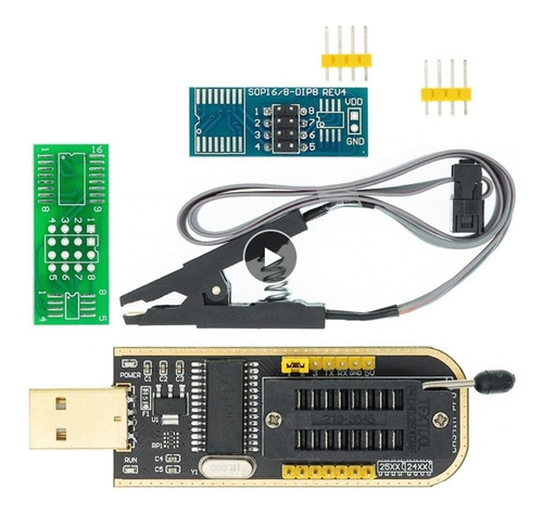 Gravador Eprom Programador Usb Flash Bios Series 24xx25xx