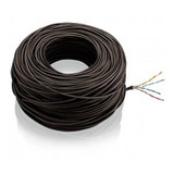 Cabo De Rede Cat5e Preto Rolo 100 Metros Cmx Xcell Anatel