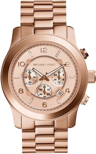 Reloj Michael Kors Para Hombre Mk8096 Tono Oro Rosa