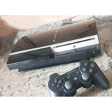 Ps3 Fat Playstation 3 Fat 500gb, Liberado C/ Cfw, Leitor 100% Pasta Termica Nova! Com Controle Original