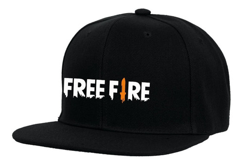  Gorra Plana Snapback - Free Fire - Logo - Gamer - Movil