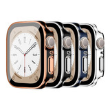 4 Fundas Y Cristal Para Apple Watch Serie 8 7 Se 6 5 40 44mm