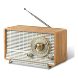 Yowguif - Radio Am Fm Clasica Retro De Madera Para Mesa, Alt