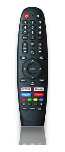 Controle Remoto Para Tv Multilaser 4k Android Tl042 Tl045