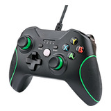 Control Joystick Para Xbox One Cableado Con Puerto Usb Color Negro