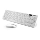 Combo Teclado Mouse Inalambrico Usb Delgado Computador Peque