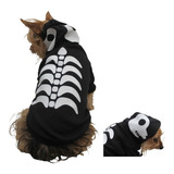 Disfraz Esqueleto Perro Halloween Talla 2 Mascota Pet Pals