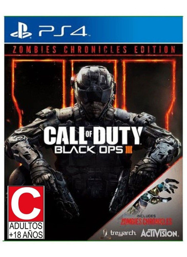 Call Of Duty Black Ops 3 Zombies Chronicles Ps4 Midia Fisica