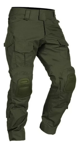 Pantalones Tácticos Militares Impermeables  Con Rodilleras