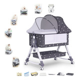 Cuna Corral Bebe Colecho Plegable15en1 Mosquiteroy Cambiador