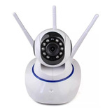 Ip Camera Wifi Com 3 Antenas Onvif Hd P2p 360