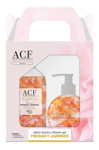 Set Petals Fresias Y Jazmines Jabon Liquido + Shower Gel Acf