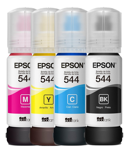 Kit De Tintas Epson T544 (bk, M, Y, C)