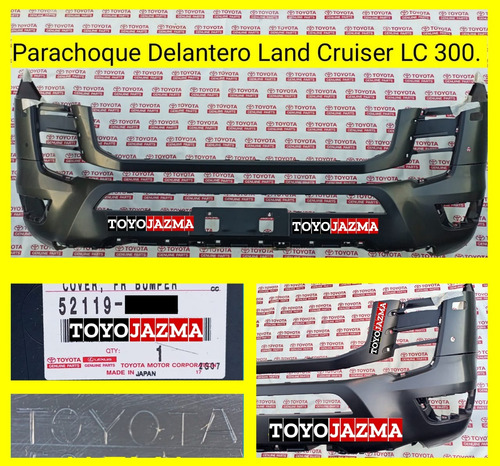 Parachoque Delantero Land Cruiser Lc 300 2021 2023 Original Foto 3