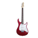 Guitarra Peavey Stratocaster Raptor Sss Vermelho Transp.