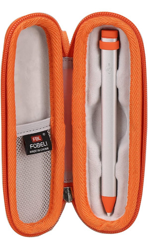 Funda Para Logitech Crayon Digital Pencil, Naranja/cierre