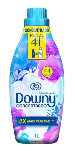 Amaciante Downy Brisa De Verão Frasco Concentrado 1 Litro