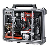 Negro + Decker Taladro Kit Combinado Con La Caja, 6-herramie