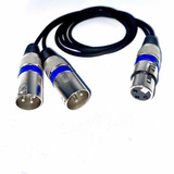 Kit 16 Cabos Y 1xlr Femea 2xlr Macho 1 Metro