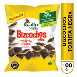 Bizcochos Arroz Tortita Negra Gallo Snacks Dulces Sin Tacc