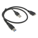 Cable Usb 3.0 A Macho Micro Usb 3.0 Para Disco Duro Externo