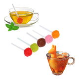 2 Pack Infusores De Té Diseño Paleta Y Llama Tisanas