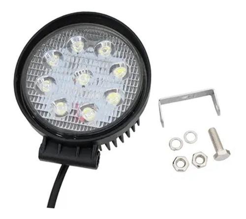 Pack 6 Foco Led Neblinero 27w Redondos 9 Led 4x4