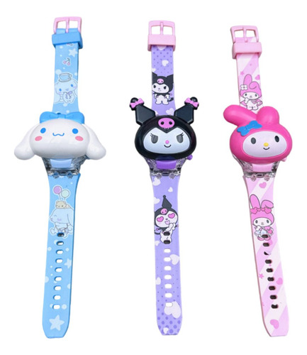 Reloj Sanrio Luz Y Sonido Melody Cinnamorol Kuromi Digital