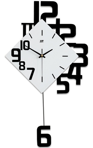 Reloj De Pared Moderno Y Sencillo.