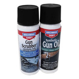 Kit Limpiador Gun Arma Scrubber & Aceite Sintetico 35 Gramos Cada Uno