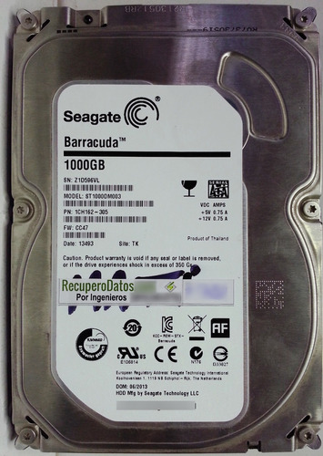 Disco Seagate St1000dm003 1000gb Sata - 2944 Recuperodatos